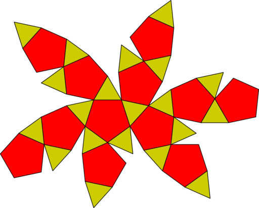 File:Icosidodecahedron flat.svg