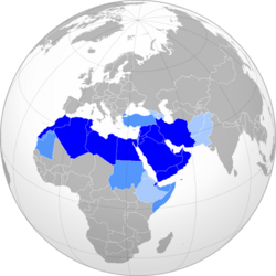 MENA or WANA according to various definitions.svg