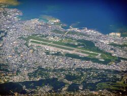 Aerial view of Futenma Air Base