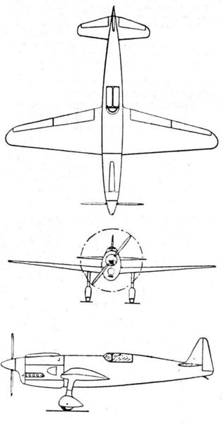 File:Max Holste MH-20 3-view L'Aerophile January 1943.jpg