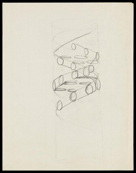 File:Pencil sketch of the DNA double helix by Francis Crick Wellcome L0051225.jpg