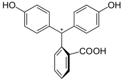 Phenolphthalein-very-low-pH-2D-skeletal.svg