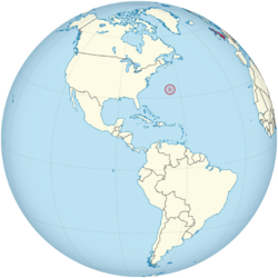 United Kingdom on the globe (Bermuda special) (Americas centered).svg