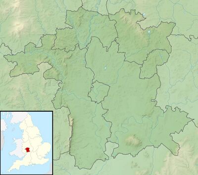 Worcestershire UK relief location map.jpg