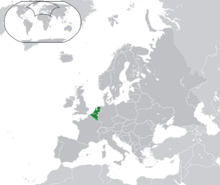 Location of Benelux