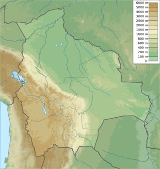 List of gomphothere fossils in South America is located in Bolivia