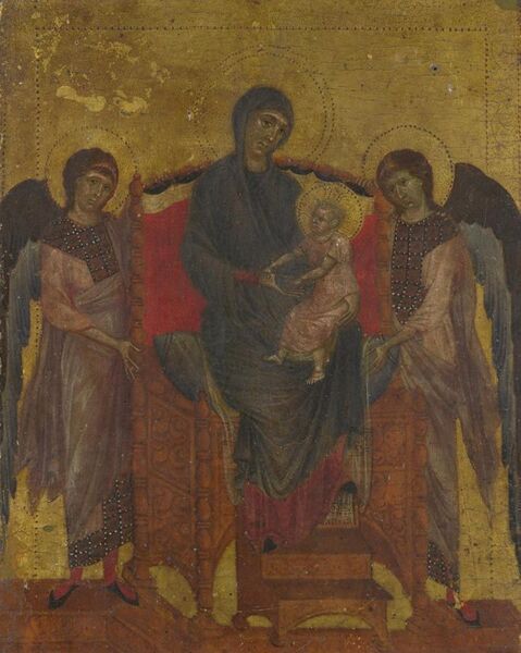 File:Cimabue, The Virgin and Child Enthroned with Two Angels.jpg