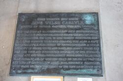 Plaque to Jane Welsh Carlyle, St Mary's, Haddington.jpg