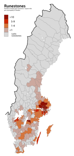 Rune stone density-km2-Sweden.svg