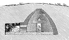 A corbel dome