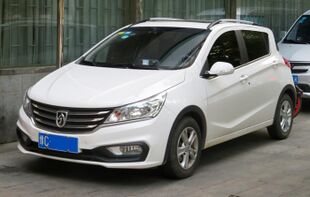 2016 Baojun 310 hatchback, front 8.6.18.jpg
