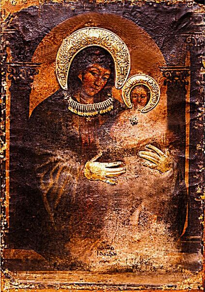File:Icon of the blessed Virgin Mary by Luke the Evangelist.jpg
