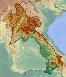 Location map/data/Laos is located in Laos