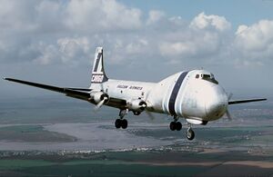 Air-to-air with a Falcon Airways Aviation Traders ATL-98 Carvair.jpg