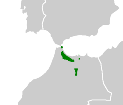 Alytes maurus range Map.png