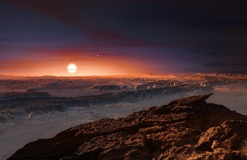 File:Artist's impression of the planet orbiting Proxima Centauri.jpg