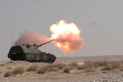Italian Army - 8th Field Artillery Regiment "Pasubio" - PzH2000 self-propelled howitzer in Qatar.png