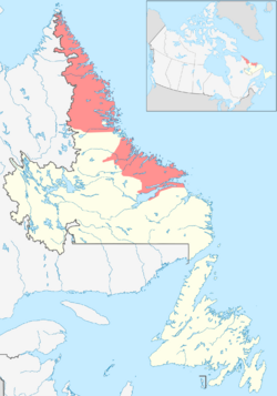 Nunatsiavut is located in Newfoundland and Labrador