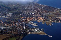 Aerial view of Nyborg