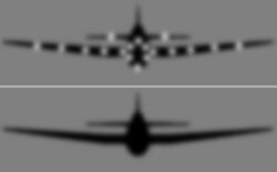 Illustration of principle of Yehudi lights, Second World War active aircraft camouflage using forward-pointing lamps of variable brightness
