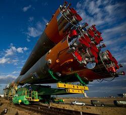 Soyuz TMA-01M rollout.jpg