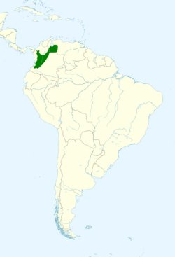 Turdus ignobilis map.svg