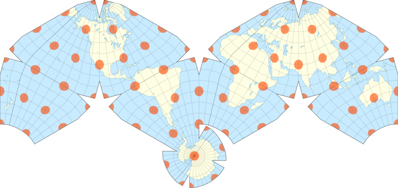 File:Cahill-Keyes with Tissot's Indicatrices of Distortion.svg