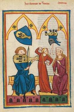Codex Manesse 312r Reinmar der Fiedler.jpg