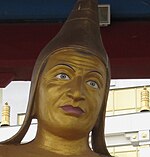 Statue of Dignagi, Golden Abode of Shakyamuni Buddha, Elista, Kalmykia