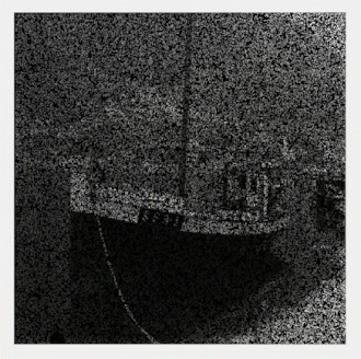 Fishing boat GIF with noise