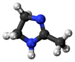 Ball-and-stick model of the lysidine molecule