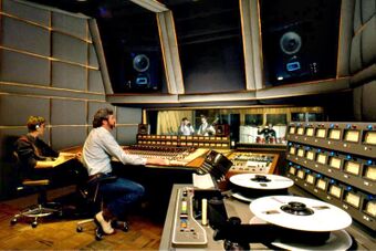 MCI equipped studio. Image courtesy of Fred Lyon
