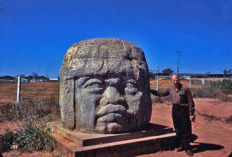 File:Olmec Head, Mexico, c. 1960.jpg