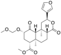 Salvinorin B methoxymethyl ether Structure.svg