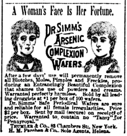 18891109 Arsenic complexion wafers - Helena Independent.png