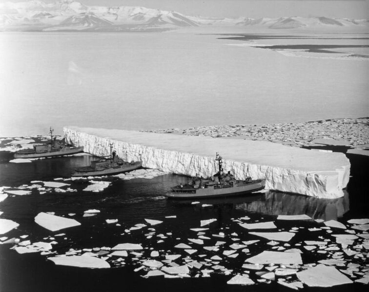 File:Burton Island, Atka, and Glacier push iceberg in McMurdo Sound (827218l).jpg