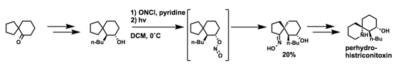 A Barton reaction in the synthesis of perhydrohistrionicotoxin