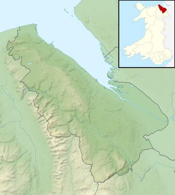 Flintshire UK relief location map.jpg