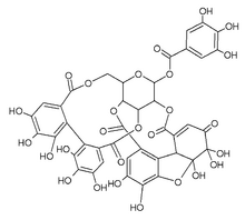 Chemical structure of granatin B