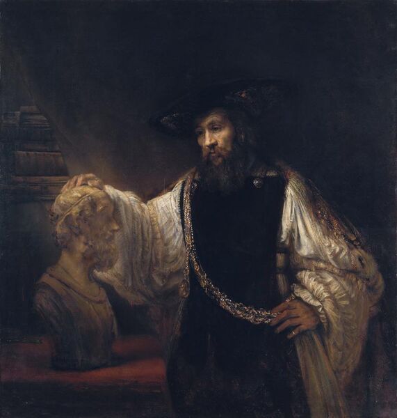File:Rembrandt - Aristotle with a Bust of Homer - WGA19232.jpg