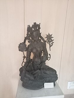 Statue of Tara on throne.jpg