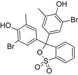 Structure of Bromocresol purple.png