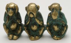 Three wise monkeys figure.JPG