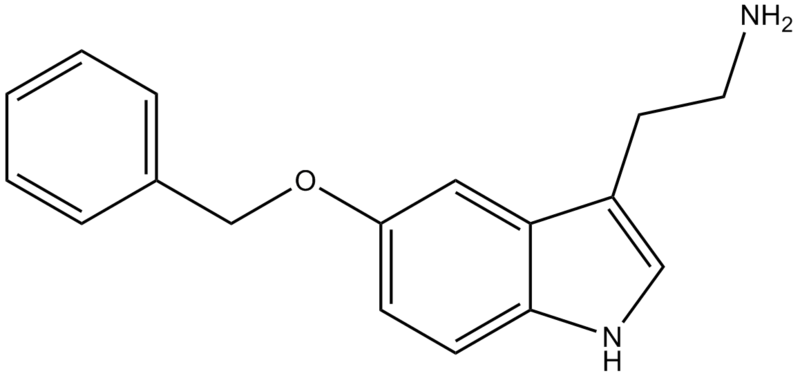 File:5-benzyloxytryptamine.png