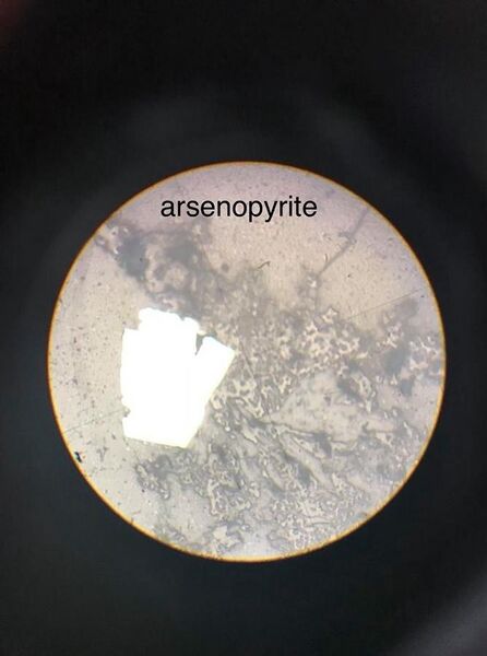 File:Arsenopyrite by petrographic microscope NL.jpg
