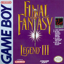 The cover art shows the game's logo in a golden font, together with an illustration of a sword, against a purple background.