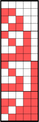 First 16 evil numbers in little-endian binary.svg