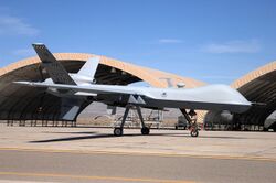 First MQ-9 Reaper at Creech AFB 2007.jpg