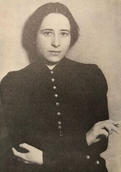 Photo of Hannah Arendt in 1933