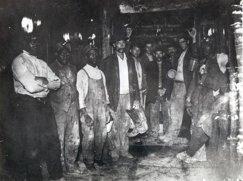 File:Italian and African-American Clay Miners in Mine Shaft.jpg
